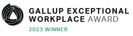Gallup Exceptional Workplace Award 2023 Winner