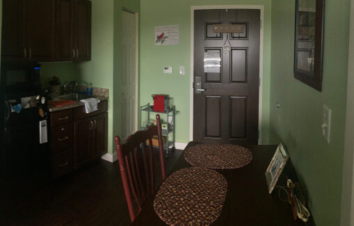 One-bedroom Kitchenette for Assisted Living one bedroom room 3 (1)